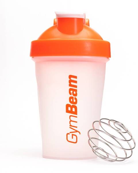 GymBeam Šejker Blend Bottle priesvitno-oranžový 400 ml