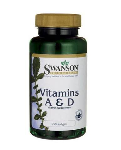 Swanson Vitamín A & D 250 kaps.