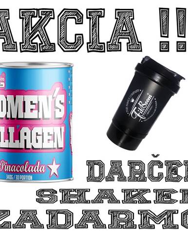 Akcia: Womens Collagen + Šejker Zadarmo - FitBoom 340 g Lemonade