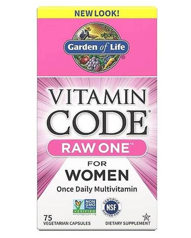 Garden of Life Vitamin Code RAW ONE - multivitamín pro ženy 75 kapslí