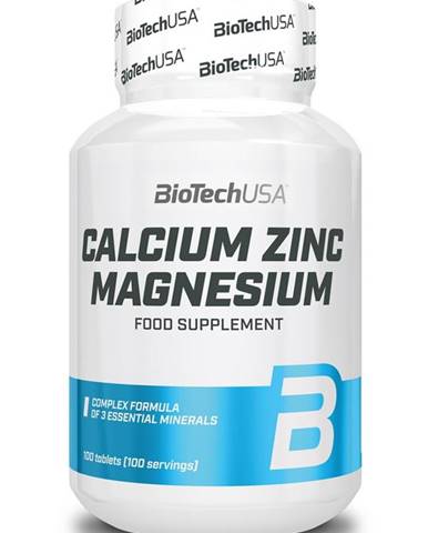 Calcium Zinc Magnesium - Biotech USA 100 tbl