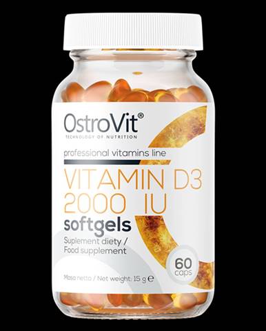 OstroVit Vitamin D3 2000 IU softgels 60 kaps.