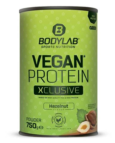 Bodylab24 Vegan Protein XCLUSIVE Line 750 g lieskový orech