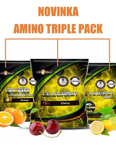 Amino Triple Pack - Still Mass  400 g + 500 g + 500 g Orange + Cherry + Lime+Lemon