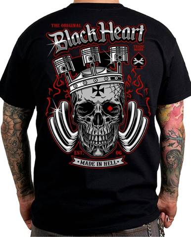 Tričko BLACK HEART King Road čierna - M