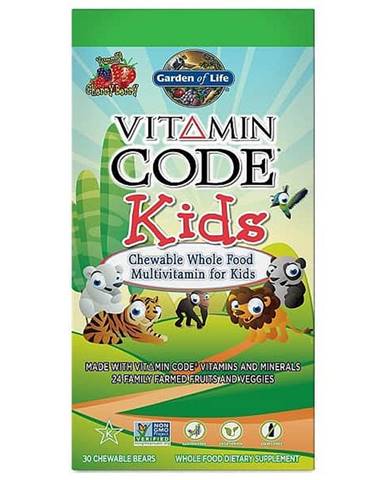 Garden of Life Vitamín Code Kids multivitamín pro děti 30 tablet