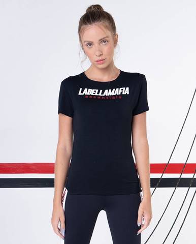 LABELLAMAFIA Dámske tričko Preto Essentials Black  S
