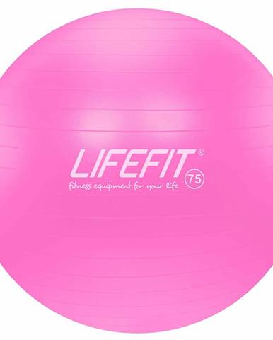Gymnastický míč LIFEFIT ANTI-BURST 75 cm, růžový