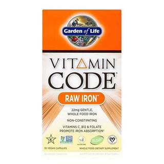 Garden of Life Vitamin Code RAW Železo 30 kapsúl