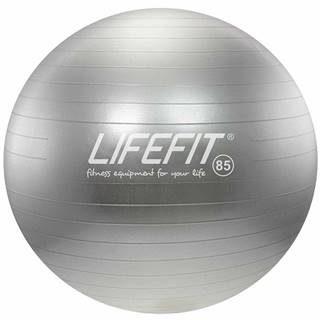 Gymnastický míč LIFEFIT ANTI-BURST 85 cm, stříbrný