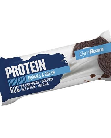 GymBeam Protein PureBar 60 g cookies & krém