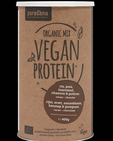 Purasana Vegan Protein Mix BIO 400 g vanilka