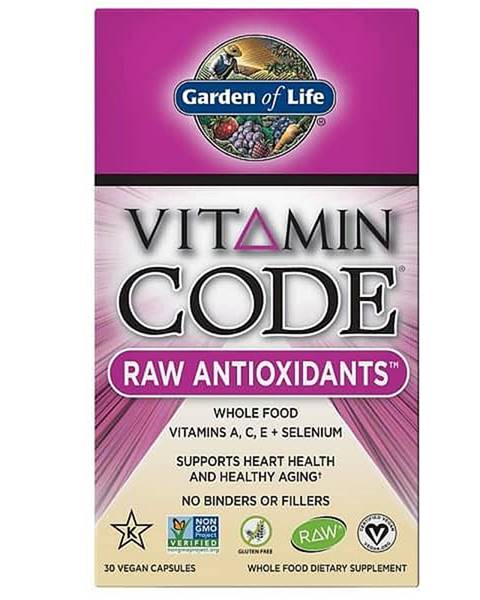 RAW Antioxidanty Vitamin Code - 30 kapslí