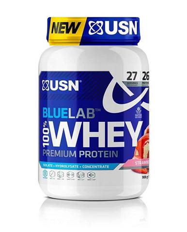 USN BlueLab 100% Whey Protein Premium 908 g jahoda