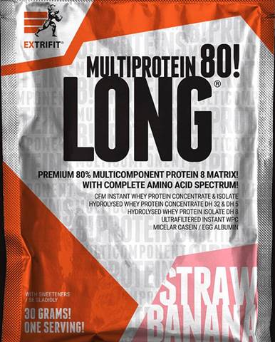 Extrifit Long 80 Multiprotein 30 g strawberry banana