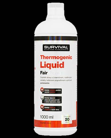 Survival Thermogenic Liquid Fair Power 1000 ml pomeranč