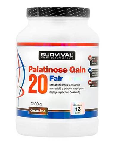 Survival Palatinose Gain 20 Fair Power 1200 g čokoláda