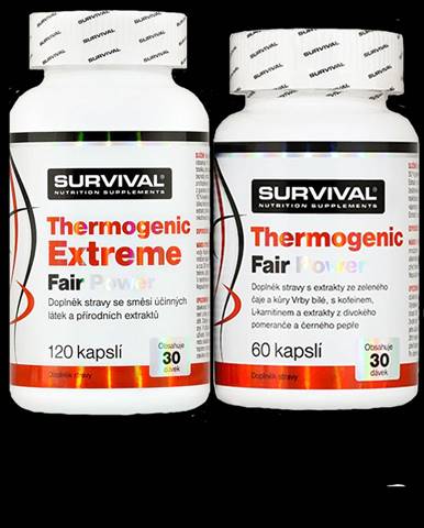 Survival Thermogenic Extreme Fair Power 120 cps + Thermogenic Fair Power 60 cps