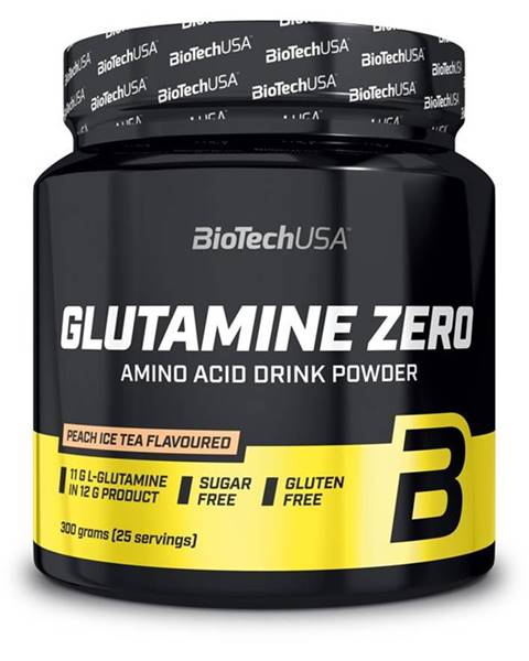 Biotech USA Glutamine Zero - Biotech USA 300 g Citrón