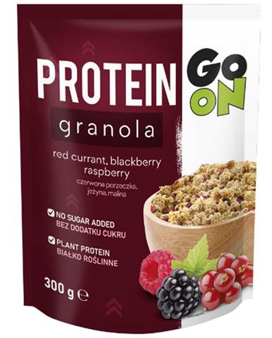 Go On Proteínová granola 300 g červené ríbezle, černice, maliny