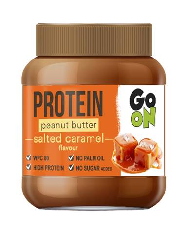 Go On Proteínové arašidové maslo 350 g slaný karamel