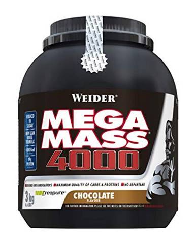 Gainer Giant Mega Mass 4000 - Weider 3000 g vanilka