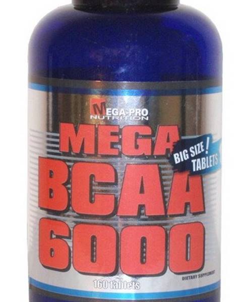 Mega BCAA 6000 Tabs - Mega-Pro Nutrition 160 tbl