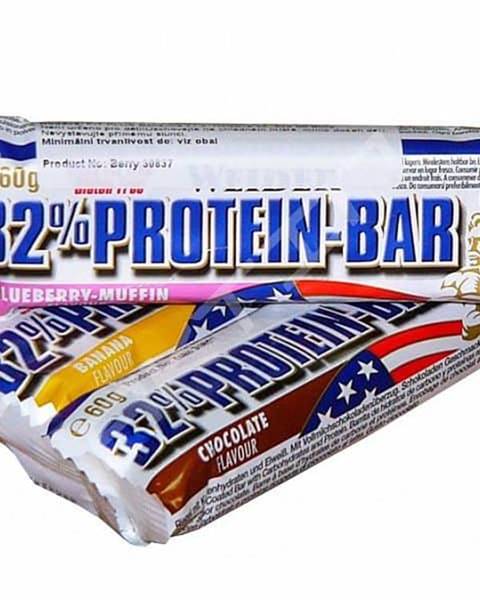 32% Protein bar 60g  32 % Protein bar 60g - bílá čokoláda banán