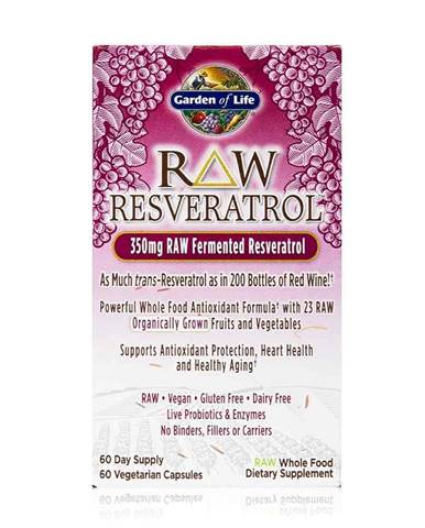 RAW Resveratrol 60 kps.