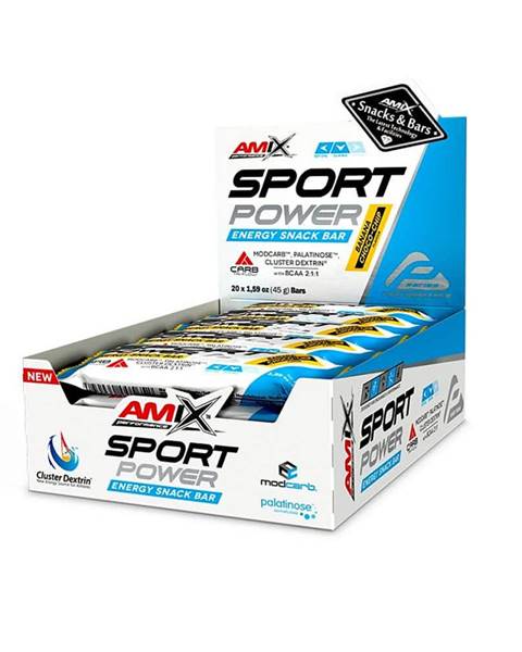 Amix Nutrition Amix Sport Power Energy Snack Bar Příchuť: Hazelnut Chocolate, Balení(g): 45g