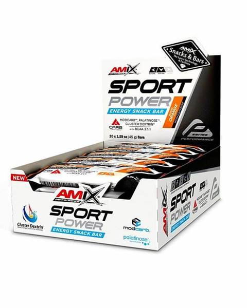 Amix Nutrition Amix Sport Power Energy Snack Bar s kofeinem Příchuť: Blood Orange, Balení(g): 45g