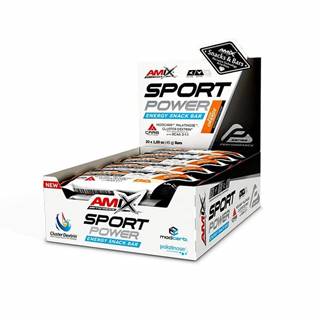 Amix Sport Power Energy Snack Bar s kofeinem Příchuť: Blood Orange, Balení(g): 45g
