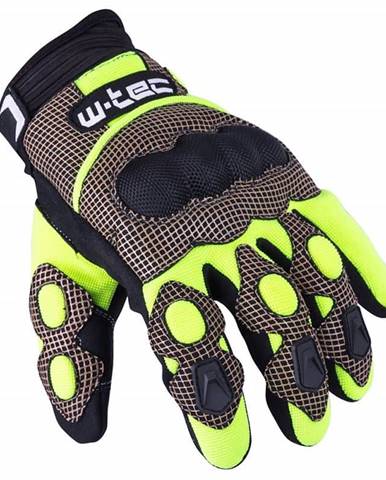 Motokrosové rukavice W-TEC Derex Farba čierno-žltá, Veľkosť M