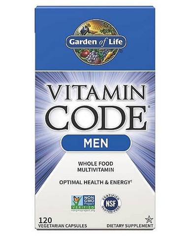 Garden of Life Vitamin Code RAW Men -multivitamín pro muže - 120 kapslí