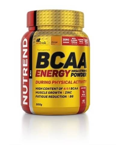 BCAA Energy Mega Strong Powder - Nutrend 20 x 12,5 g Orange