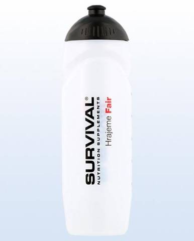 Športová fľaša Bidon Survival Transparent 750ml