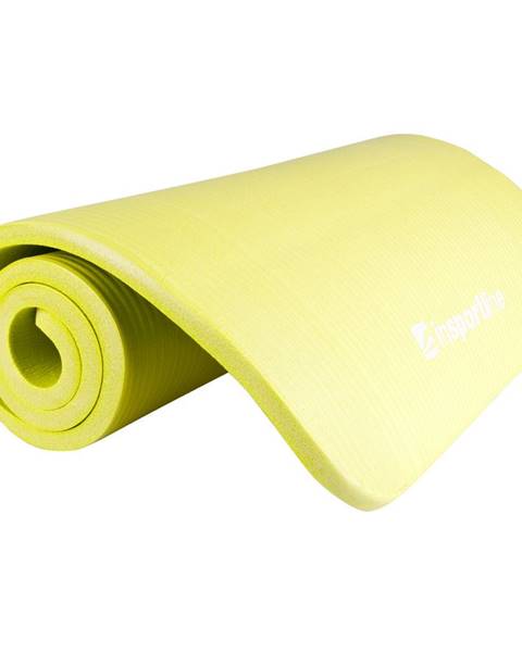Insportline Podložka na cvičenie inSPORTline Fity 140x61x1,5 cm zeleno-žltá
