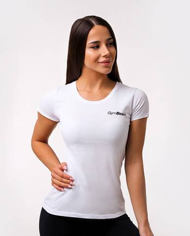 GymBeam Dámske tričko Basic White  XS