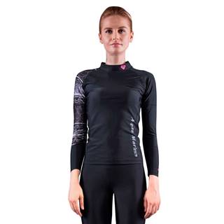 Dámske tričko pre vodné športy Aqua Marina Illusion čierna - XL